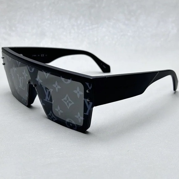Louis Vuitton Black and Gray Monogram Sunglasses - Picture 1 of 9
